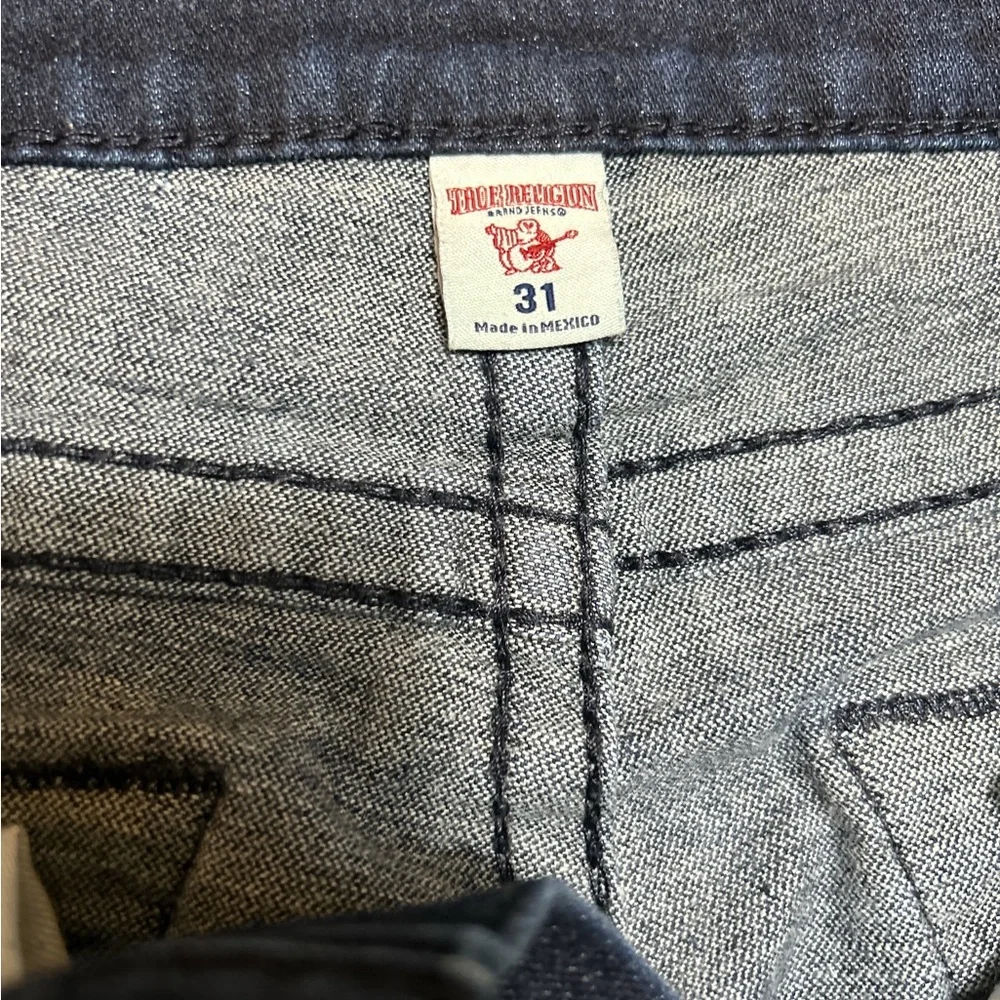 True Religion skinny no flap big T men’s dark  blue jeans